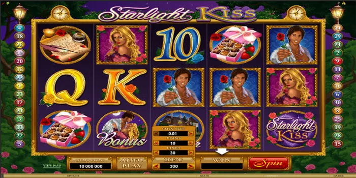 Fitur Bonus Slot Starlight Kiss