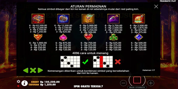 Simbol-dan-Nilai-Pembayaran-Slot-Magician's-Secrets